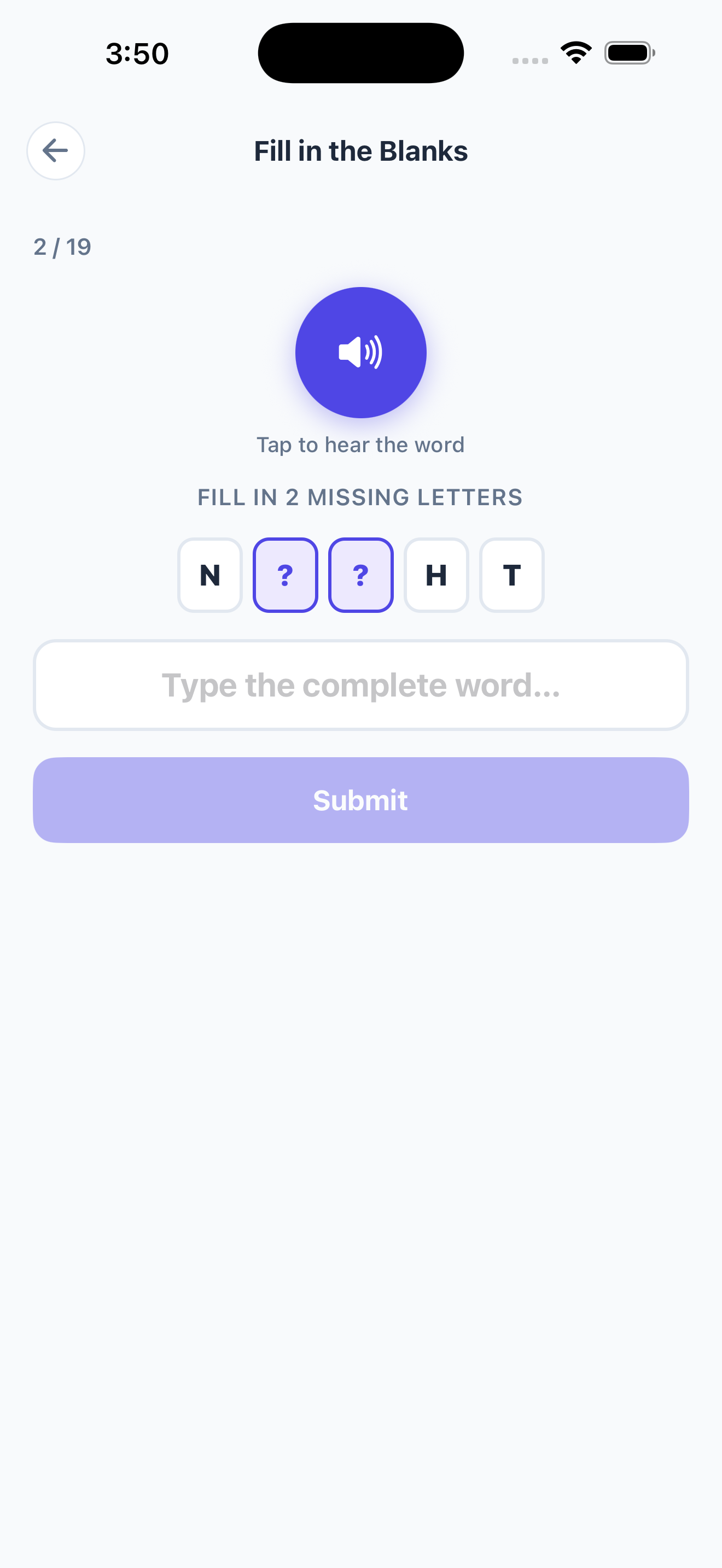 Better Speller on iPhone
